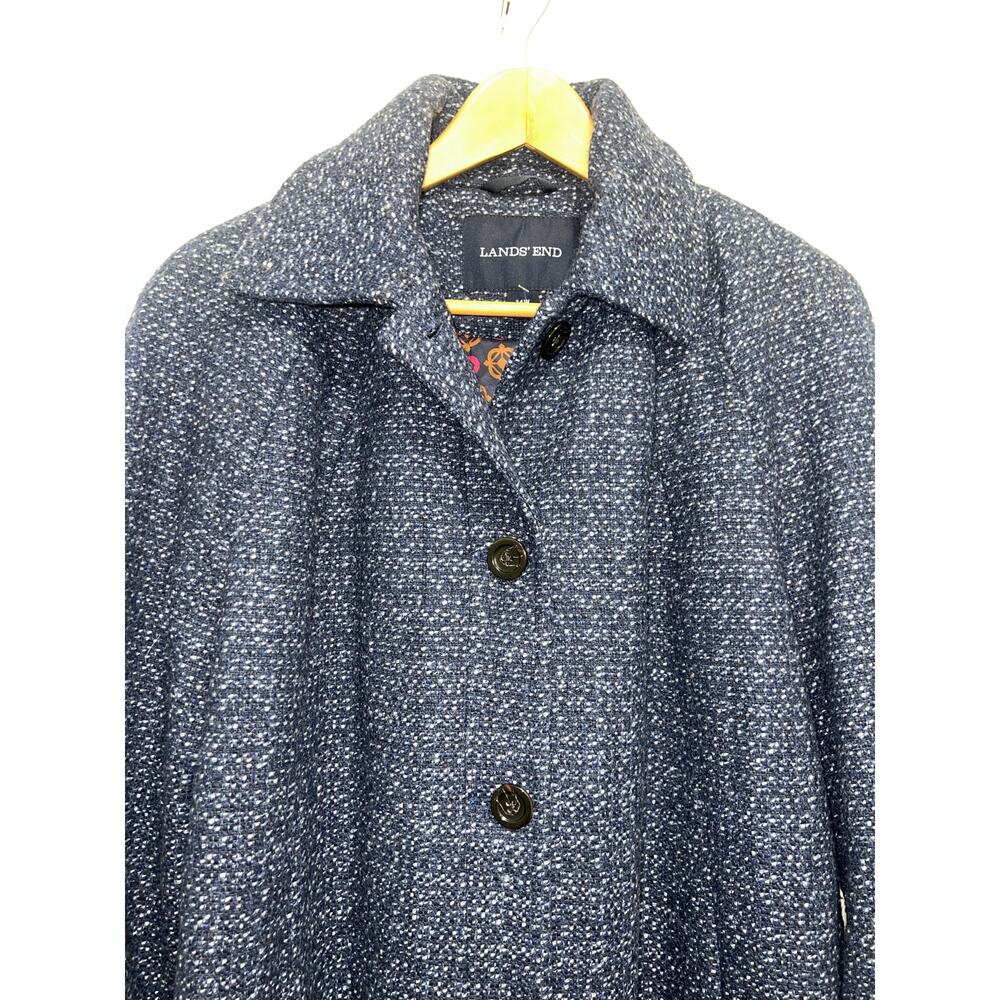 Lands’ End Wool 3/4 Length Coat, Size 14W